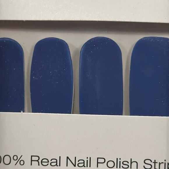 NWT Color Street "Greeking Out" Royal Blue Solid Nail Strips - Picture 1 of 4
